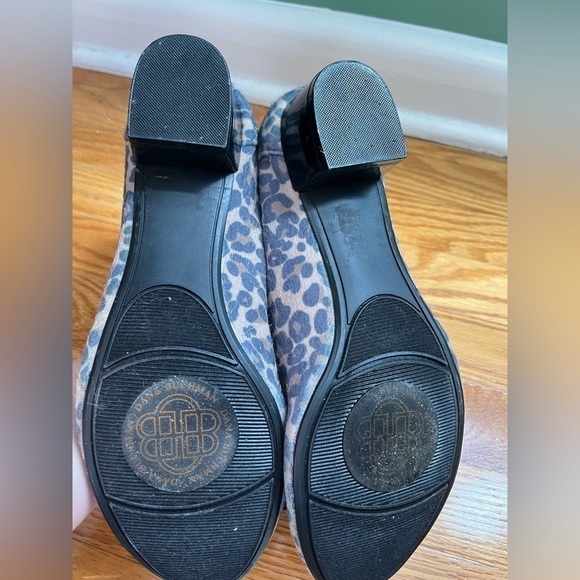 Dana Buchman Heels Womens 9.5 M Marcy Dress Pumps Brown Leopard Block Heels - Picture 5 of 6